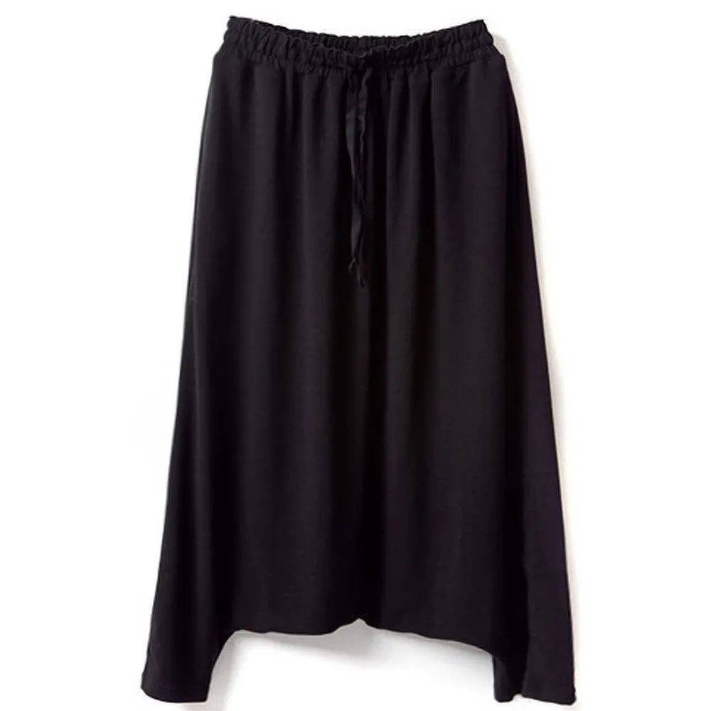 Women Low Waist Haroun Harem Pants Cropped Baggy Hip hop Striped Trousers Women Drop Crotch Baggy Pants