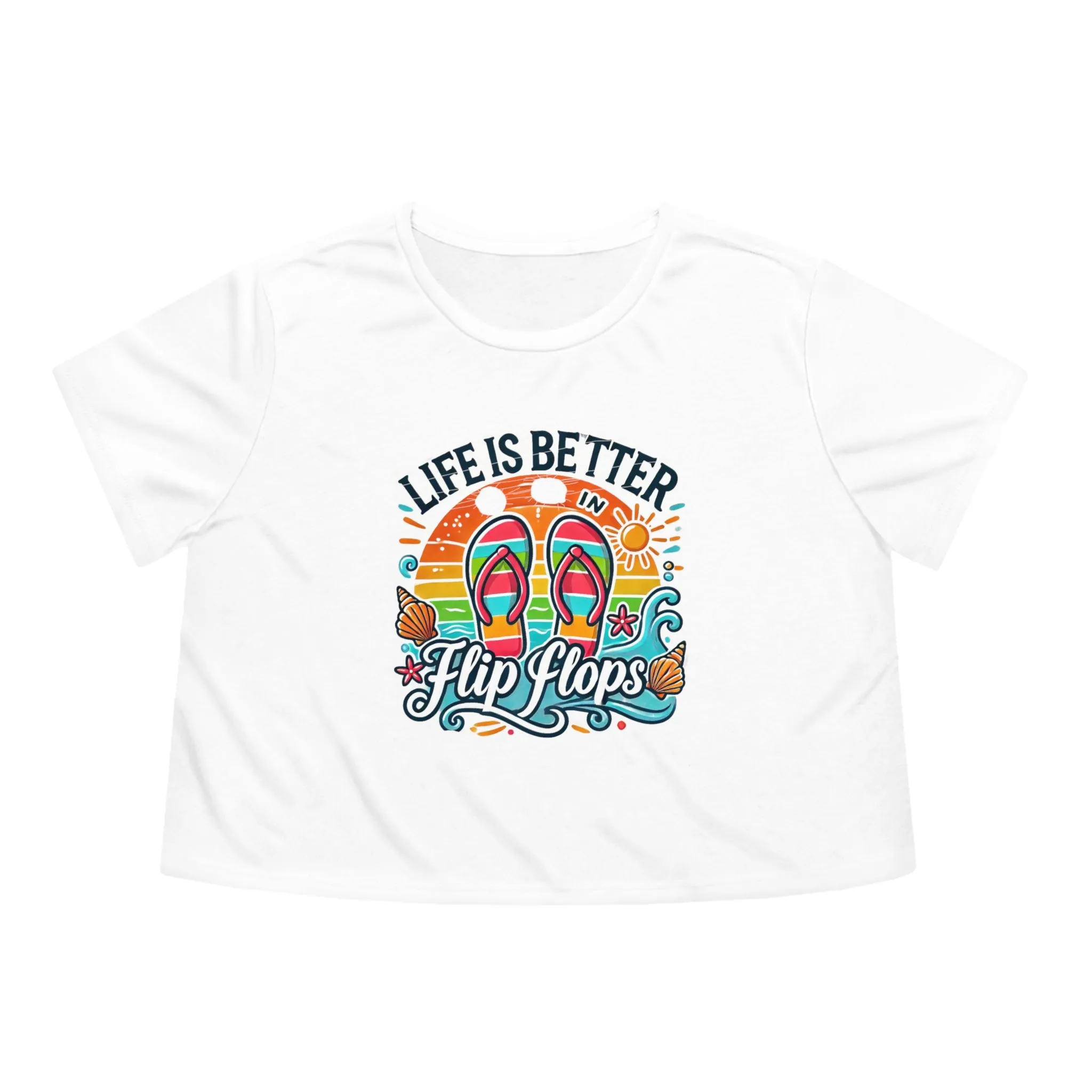 Women's Flowy Cropped Tee
