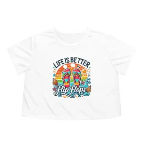 Women's Flowy Cropped Tee