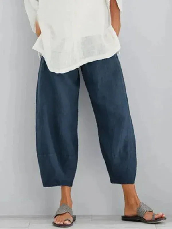 Women's linen casual pants