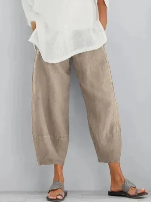 Women's linen casual pants