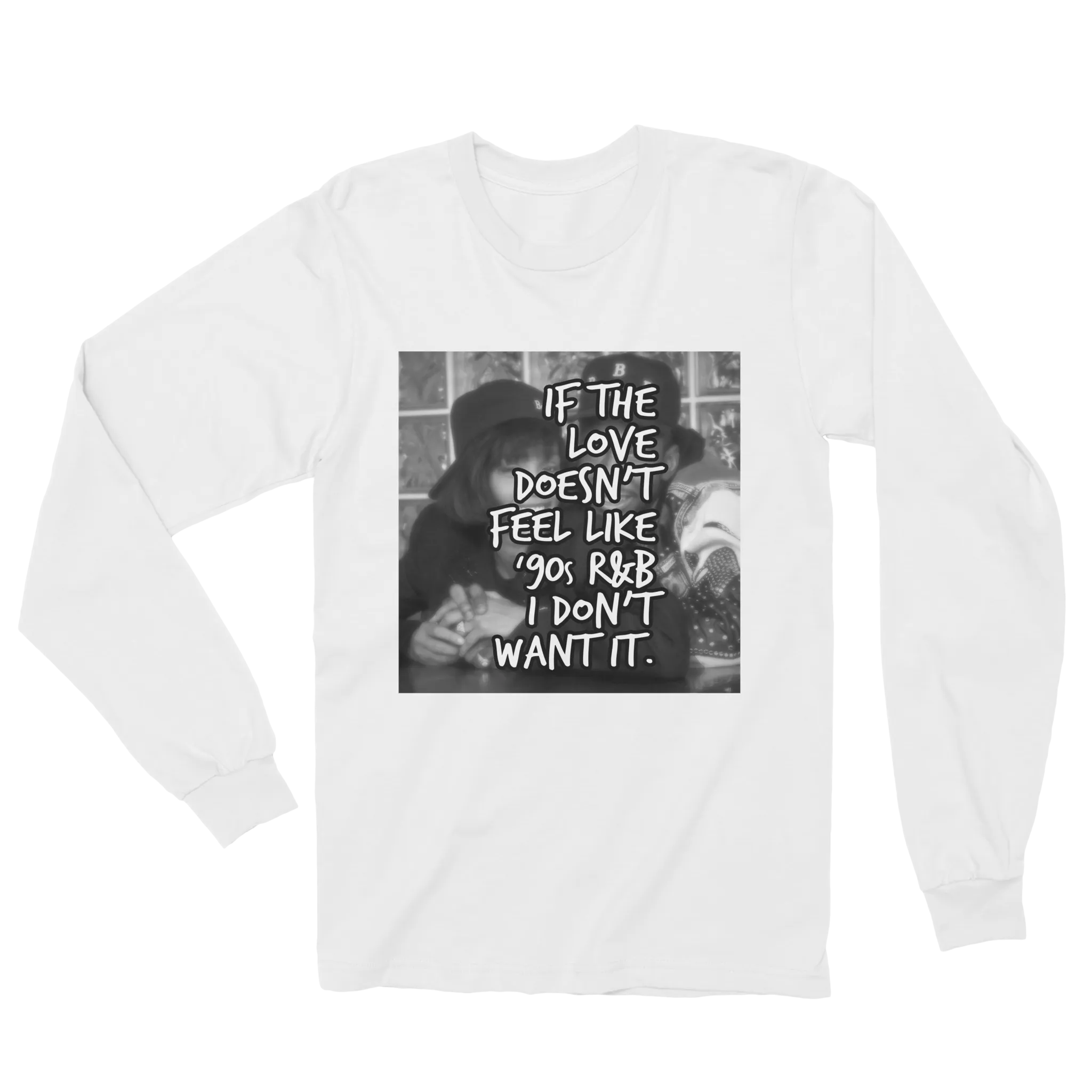 Women's "90s R&B Love" Long Sleeve T-Shirt