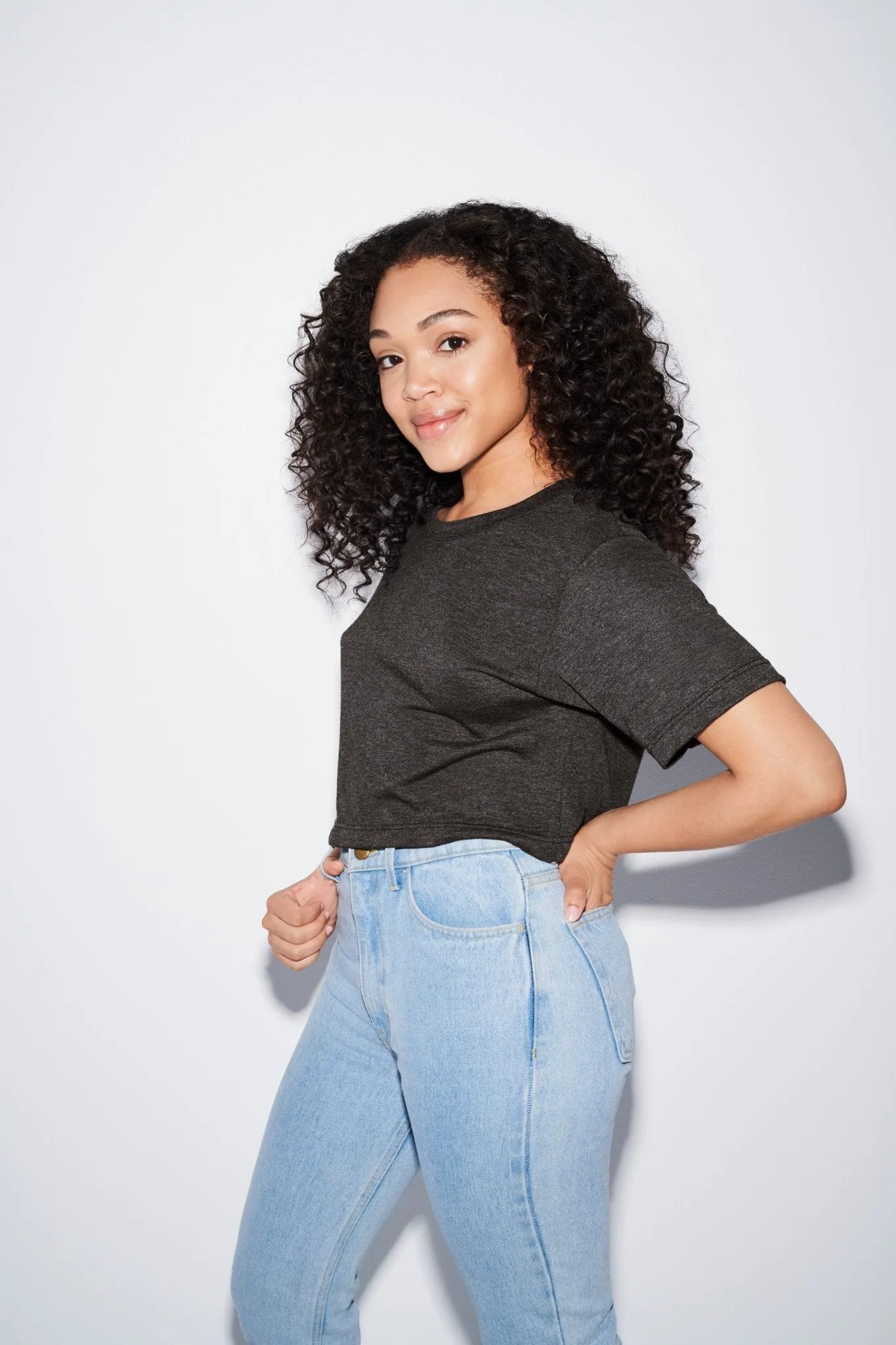 Women's Tri-Blend Cropped Scrimmage T-Shirt