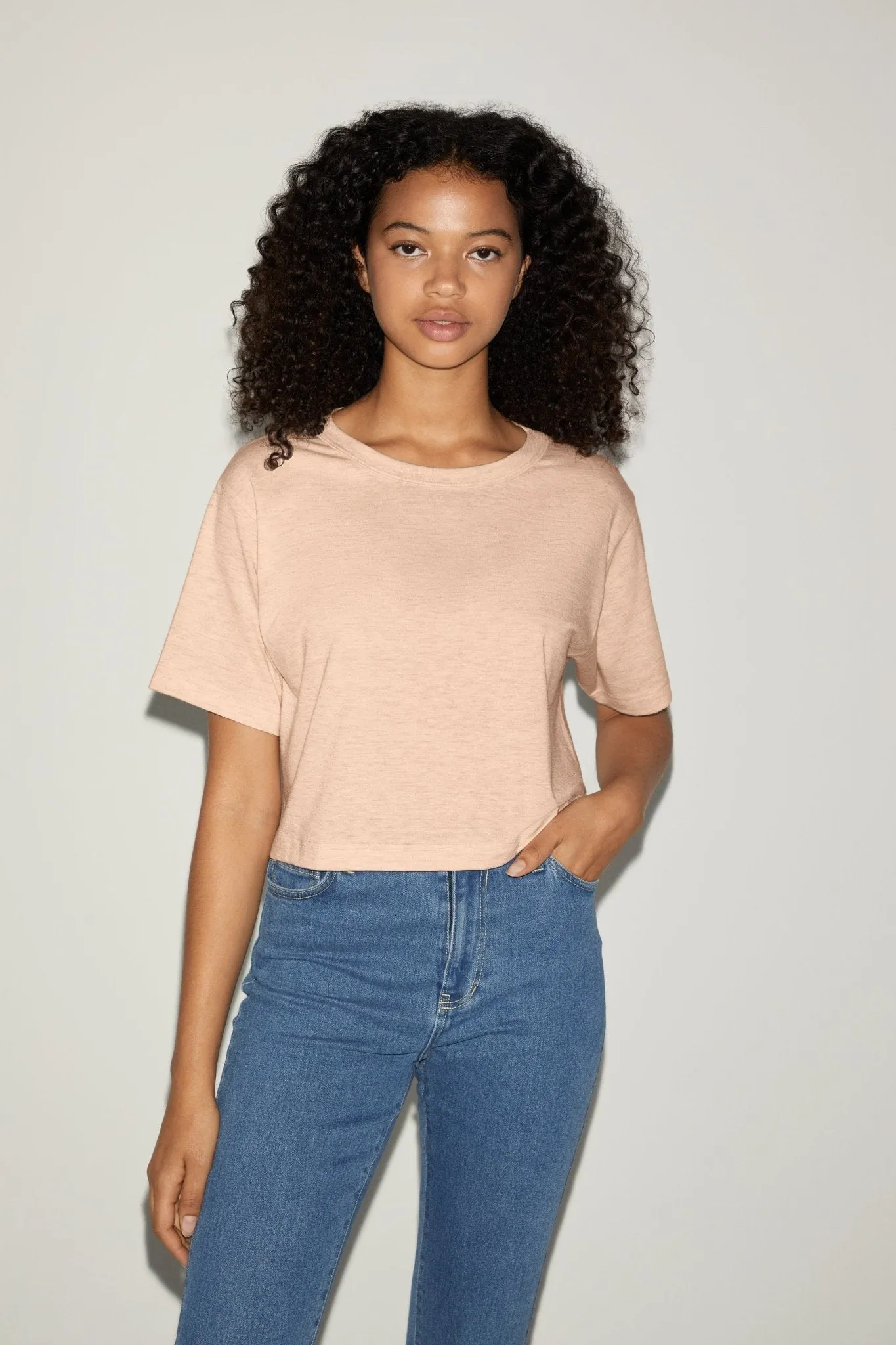 Women's Tri-Blend Cropped Scrimmage T-Shirt