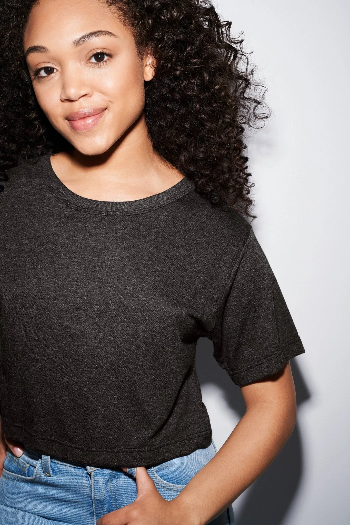 Women's Tri-Blend Cropped Scrimmage T-Shirt