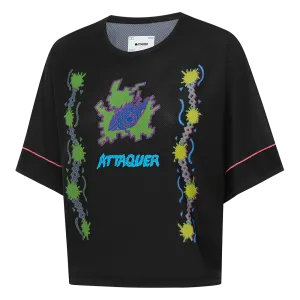 Womne's ATQ Tetsunori Mr Echo Crop Tech Tee