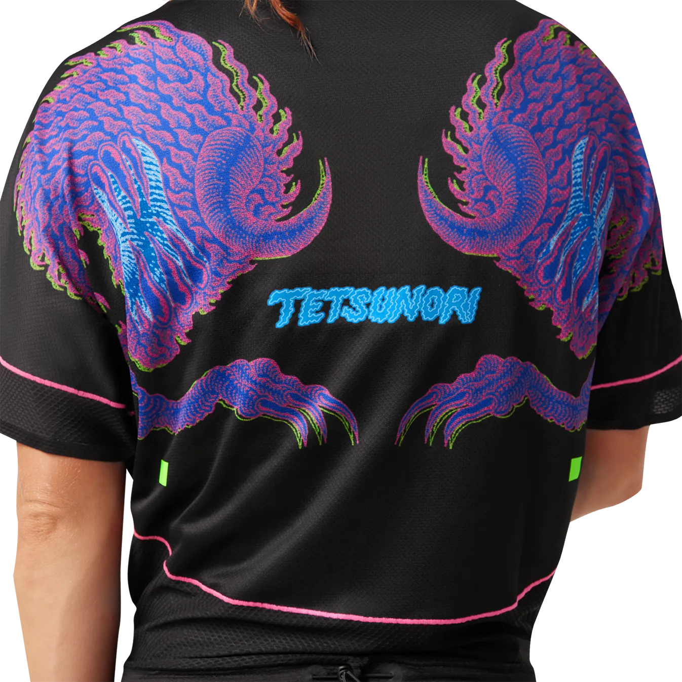 Womne's ATQ Tetsunori Mr Echo Crop Tech Tee