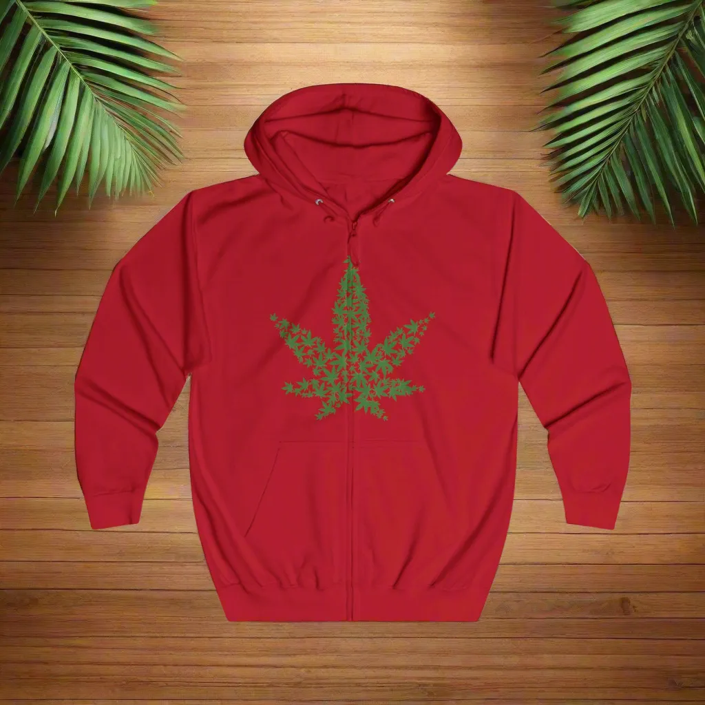 World's Dopest Dad Typographical Art Full Zip Hoodiepockets