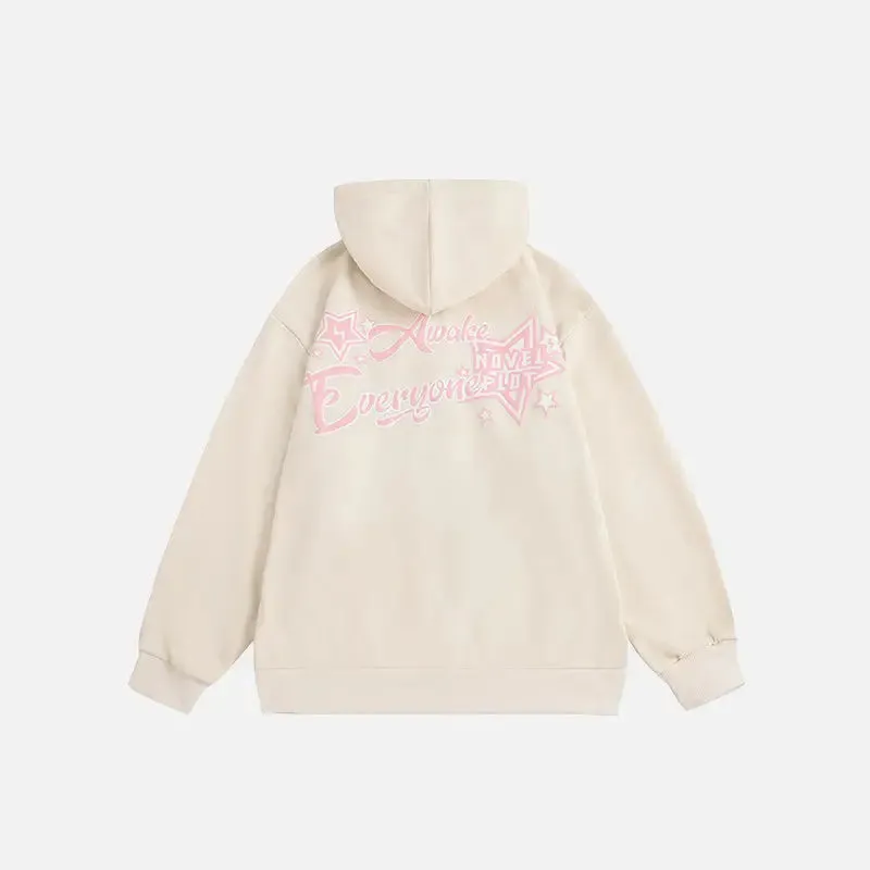 Y2K Color Rip Oversized Hoodie for Streetwear Collection