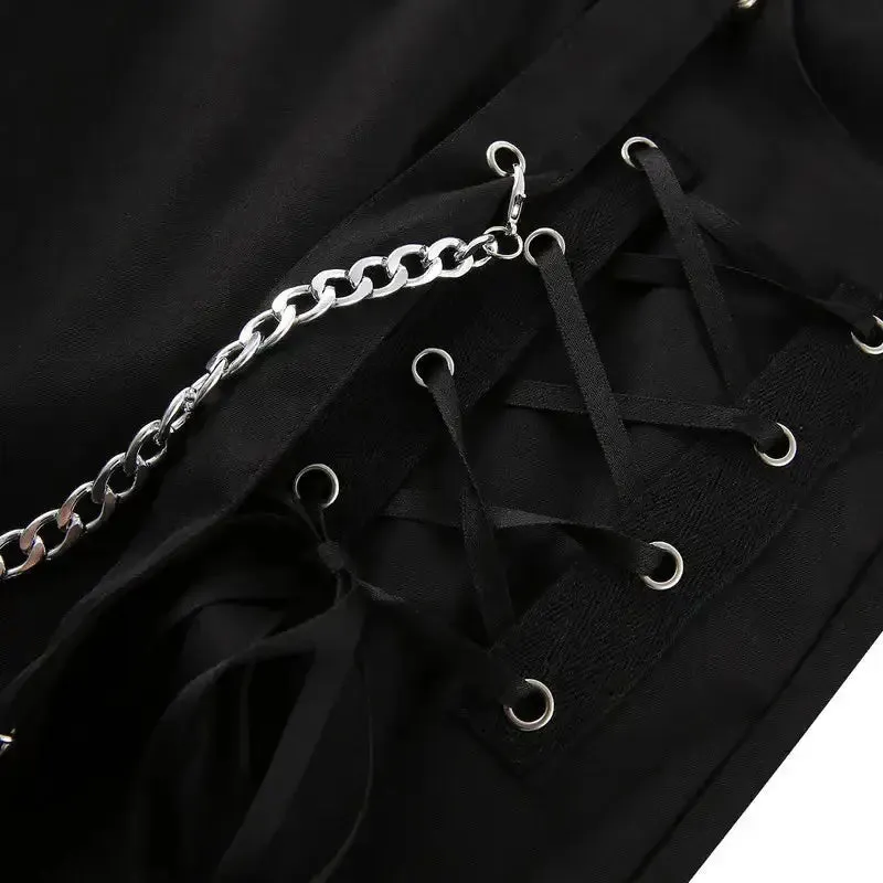 Y2K Women's Full Zip Jacket in Solid Polyester with Elastic Waist