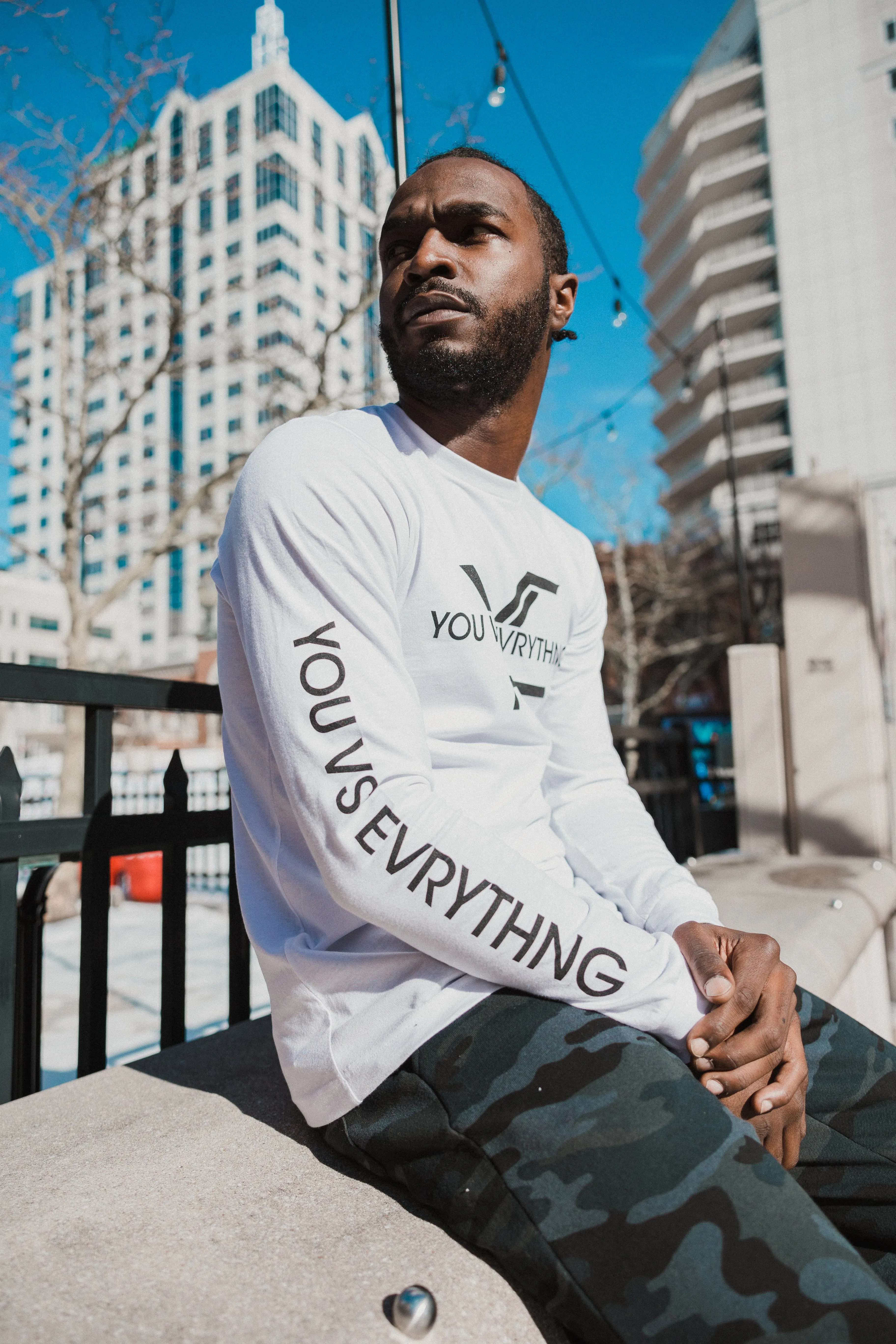 YVE Long Sleeve T-Shirt "White"