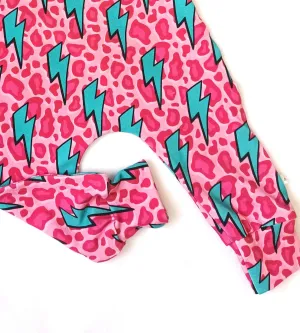 Ziggy Bolt Pink Leggings
